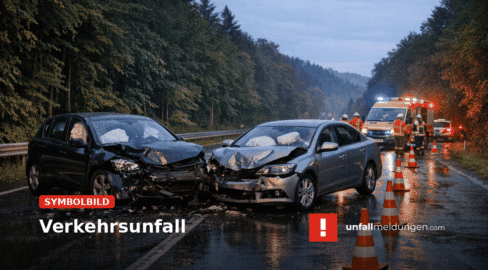 Pasewalk: Lkw-Crash auf B104, Unfall bringt Vollsperrung