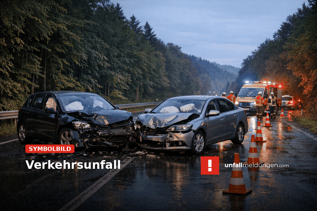 Giengen an der Brenz: Promillefahrer baut Unfall auf B492