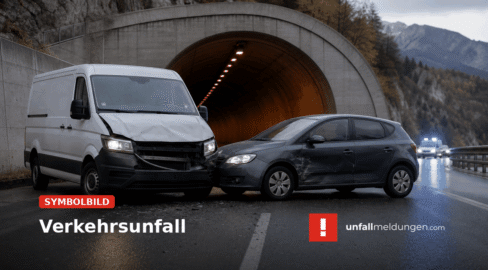 Suhl: Unfall im A71-Tunnel, Audi-Fahrerin schwer verletzt