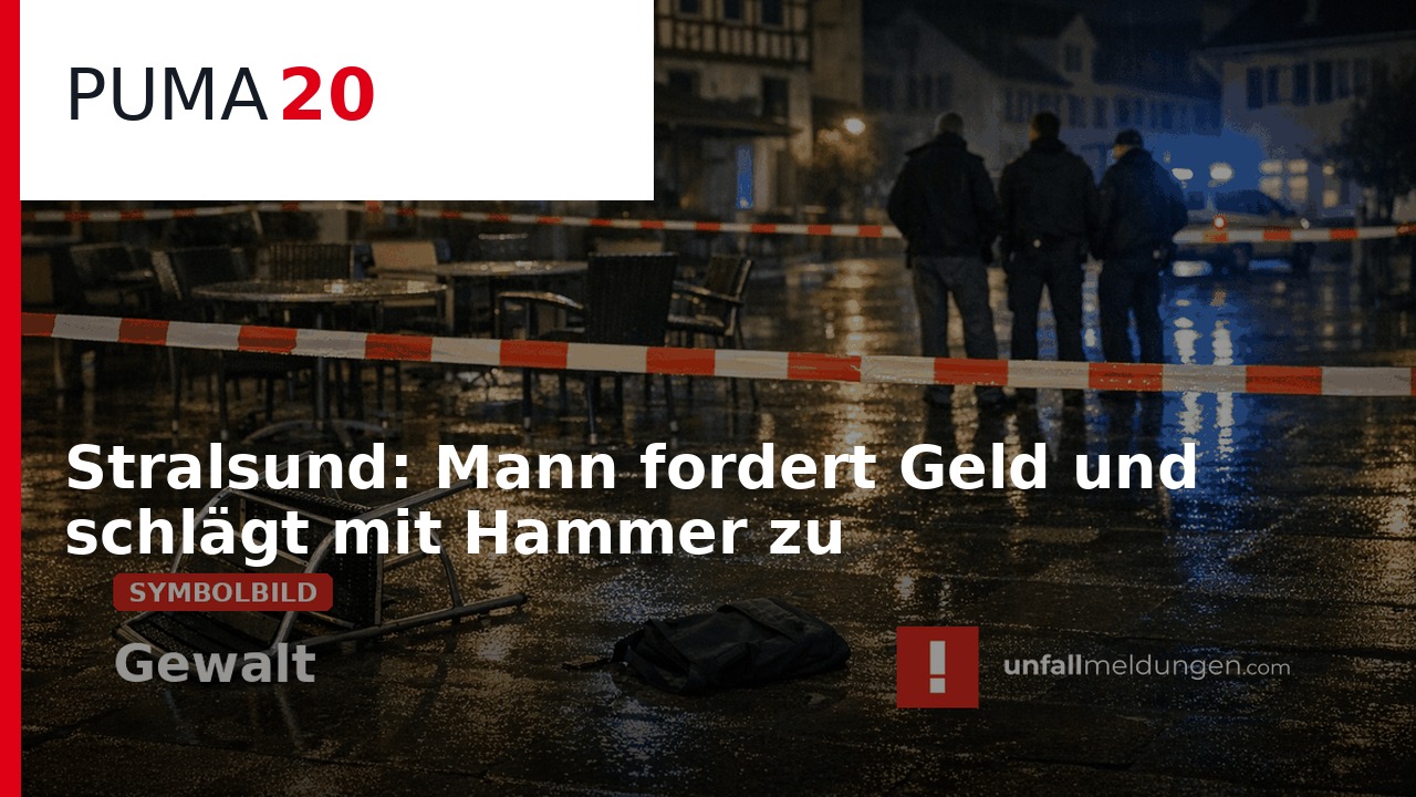 PUMA20 vom 25. August 2026: Die 5 meistgeklickten Polizei- und Unfallmeldungen des Tages – im Video