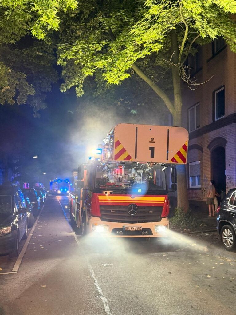 Dortmund: Brand im Keller, Haus nicht mehr bewohnbar