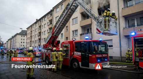 Wuppertal: Feuer-Drama und 3 Verletzte bei Unfall