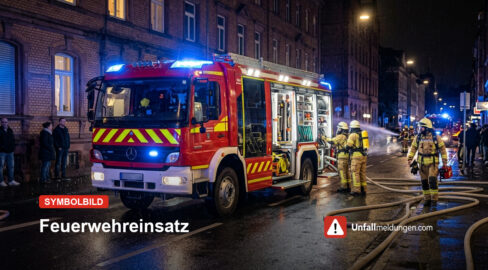 Hoyerswerda: Brand in Mehrfamilienhaus, Mann stirbt