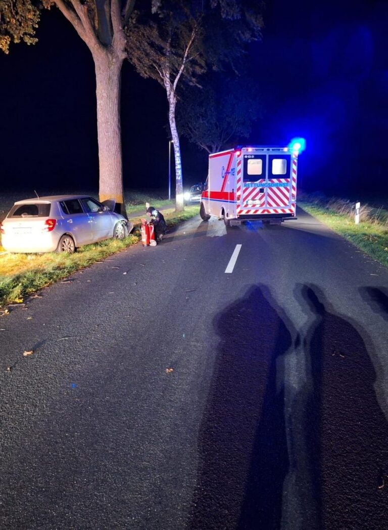 Bötersen: Auto prallt gegen Baum, Person stirbt bei Unfall