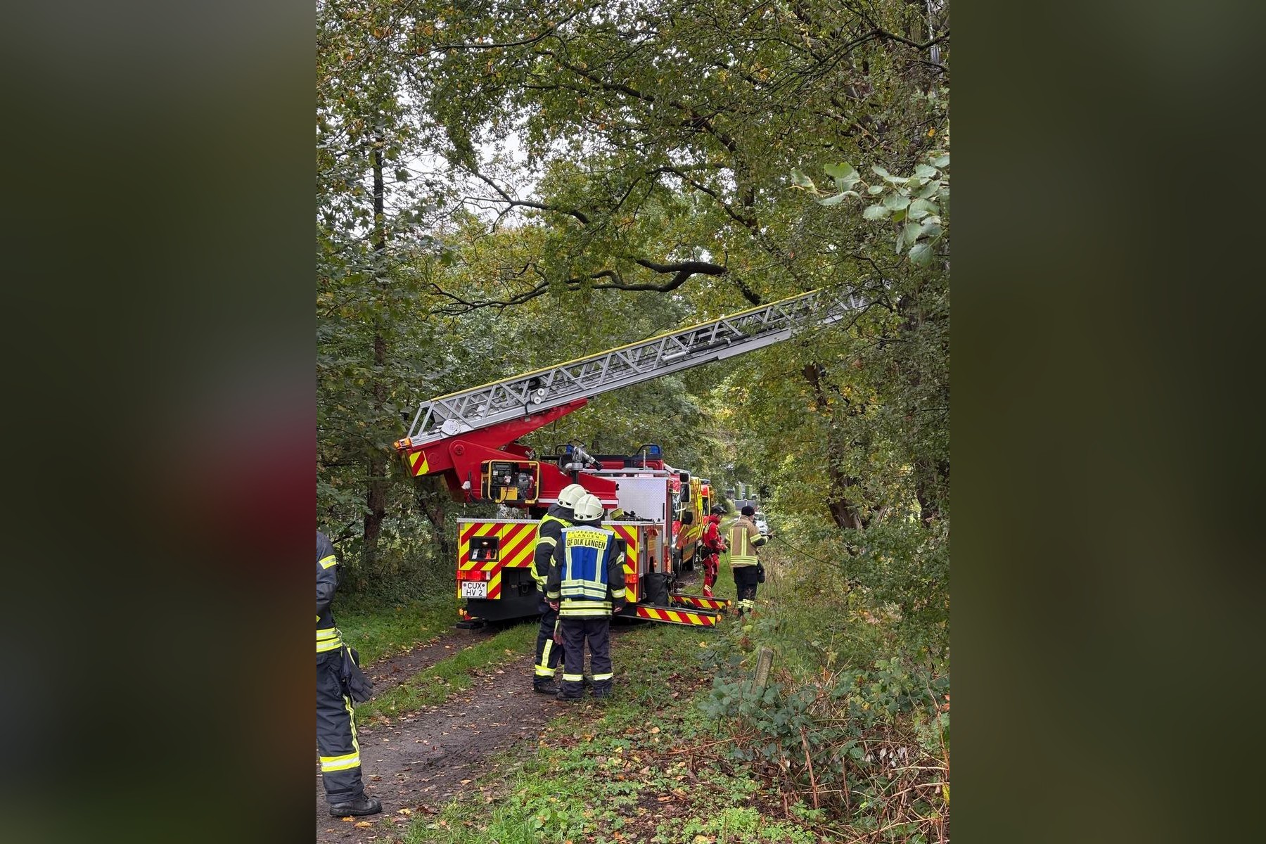 Geestland: Kletterer nach Unfall in 15 Metern Höhe gefangen