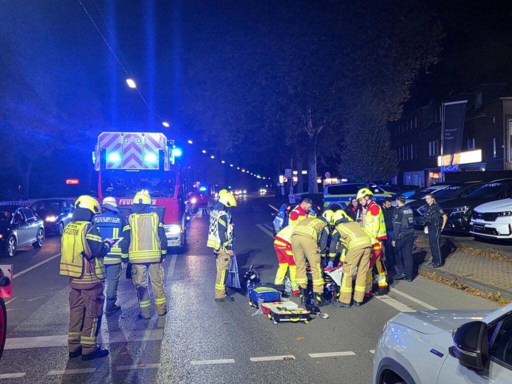 Datteln: Fußgängerin bei Unfall schwer verletzt, Klinik