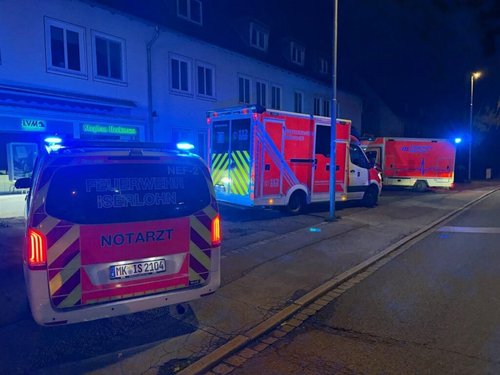 Iserlohn: Feuer-Drama, Frau von Balkon gerettet