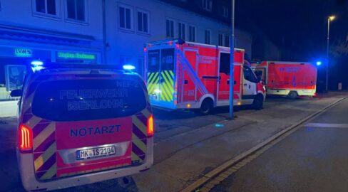 Iserlohn: Feuer-Drama, Frau von Balkon gerettet