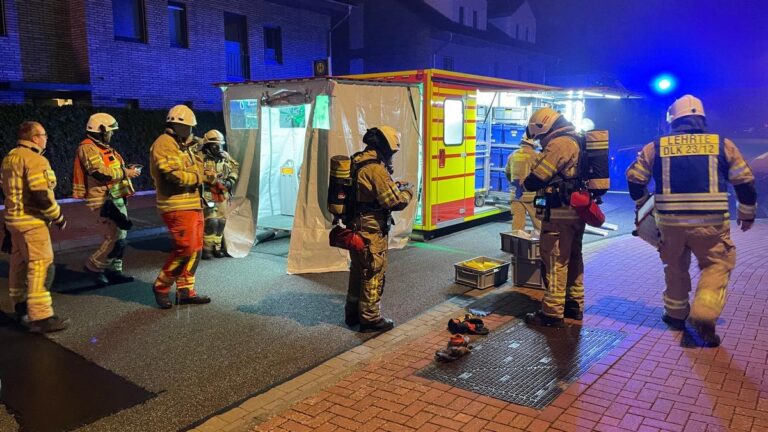 Lehrte: Brand im Keller, Einfamilienhaus unbewohnbar