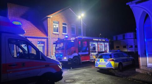 Celle: Feuer-Drama in der Kirchstraße, 3 Verletzte