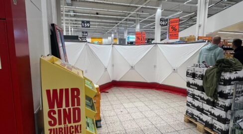 Neckarsulm: Monteur bei Unfall in Rolltreppe schwer verletzt