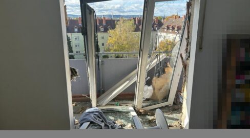Kaiserslautern: Gasexplosion in Küche, Mann schwer verletzt