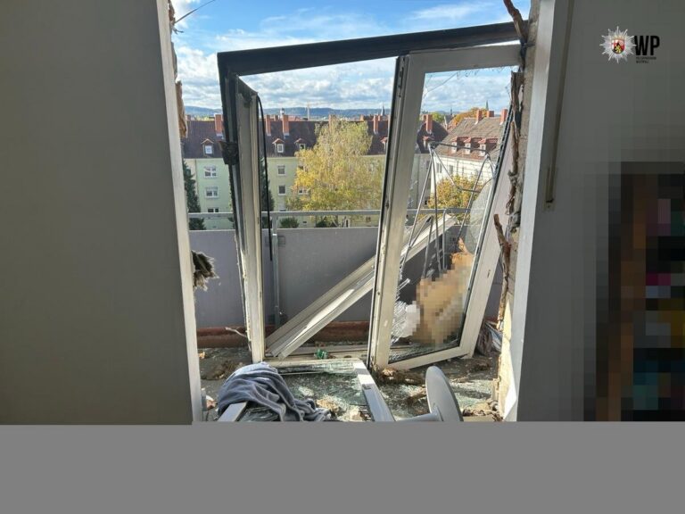 Kaiserslautern: Gasexplosion in Küche, Mann schwer verletzt