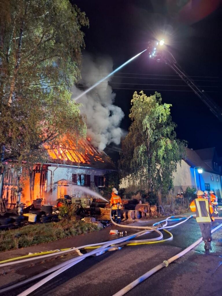 Altensteig: Großbrand macht Wohnhaus unbewohnbar