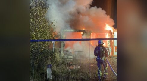 Bocholt: Brand im Industriegebiet, Kripo ermittelt