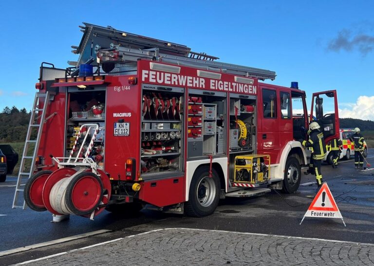 Eigeltingen: 3 Autos krachen zusammen, 2 Verletzte bei Unfall