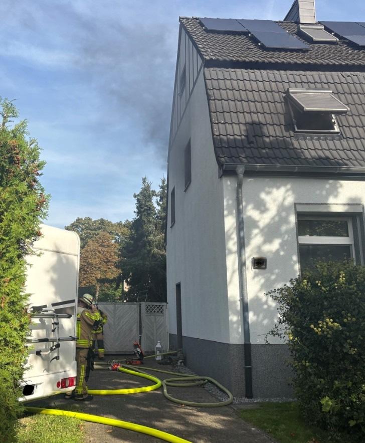 Gladbeck: Brand in Wohnung, Verletzter in Klinik