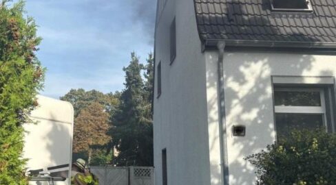 Gladbeck: Brand in Wohnung, Verletzter in Klinik