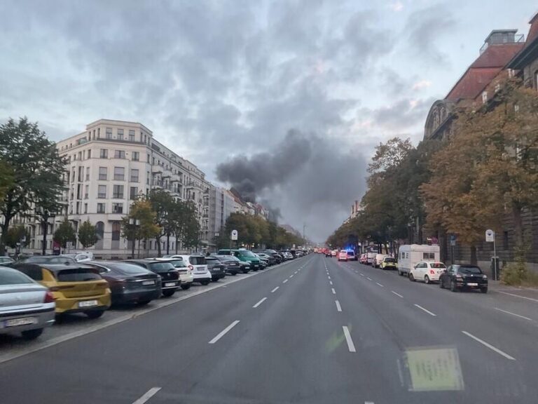 Berlin: Bar-Brand am Kaiserdamm, 3 Menschen schwer verletzt