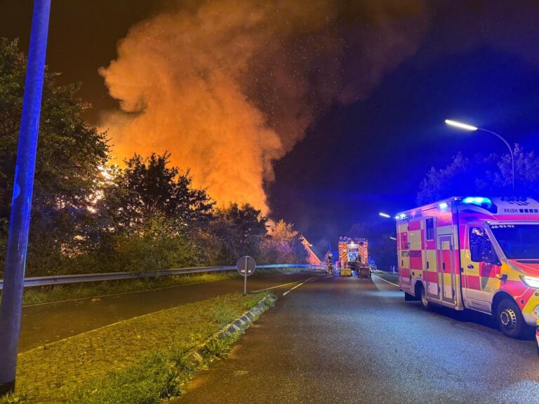 Henstedt-Ulzburg: Feuer-Drama auf Hof, 30 Kälber tot