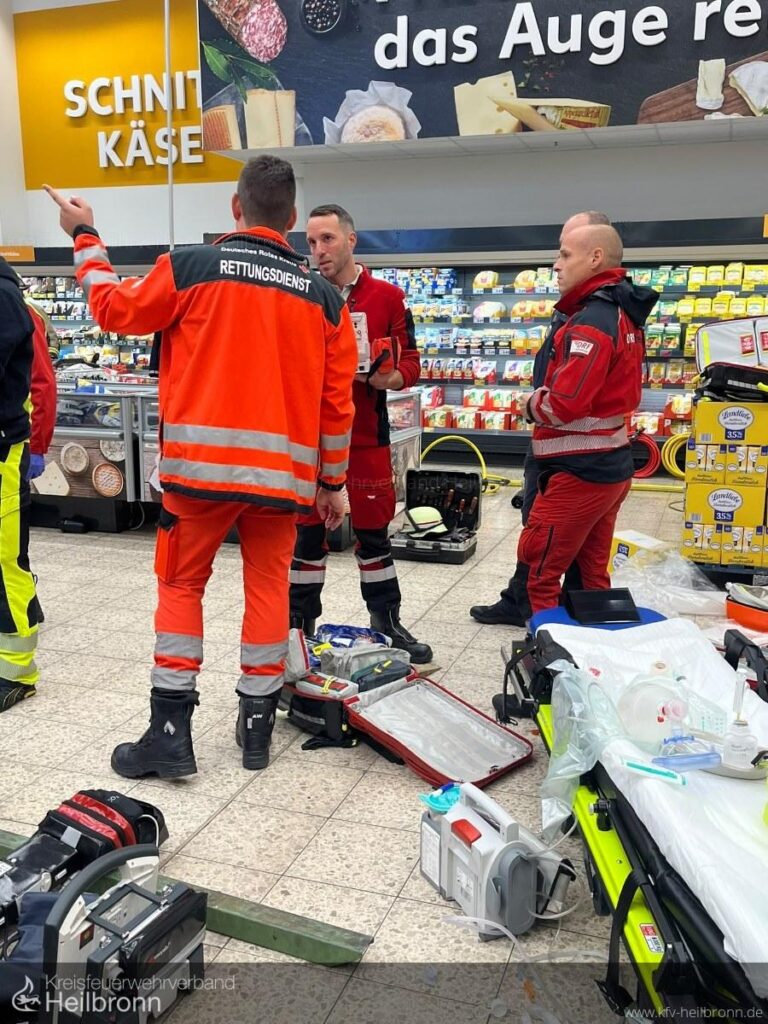 Neckarsulm: Monteur bei Unfall in Rolltreppe schwer verletzt