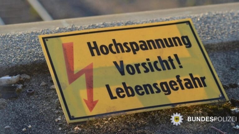 München: 15.000-Volt-Stromschlag, Mann bei Unfall schwer verletzt