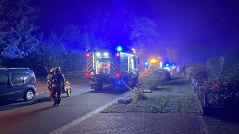 Lehrte: Brand im Keller, Einfamilienhaus unbewohnbar
