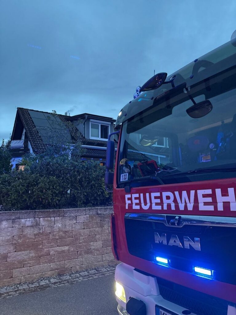 Allensbach: Brand im Kamin, Bewohner wegen Rauch behandelt