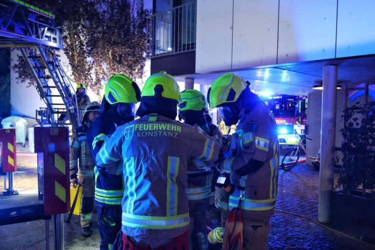 Konstanz: Wohnungsbrand in Altstadt, Häuser geräumt