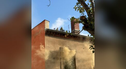 Dresden: Feuer-Drama in Trachau, Mann tot geborgen