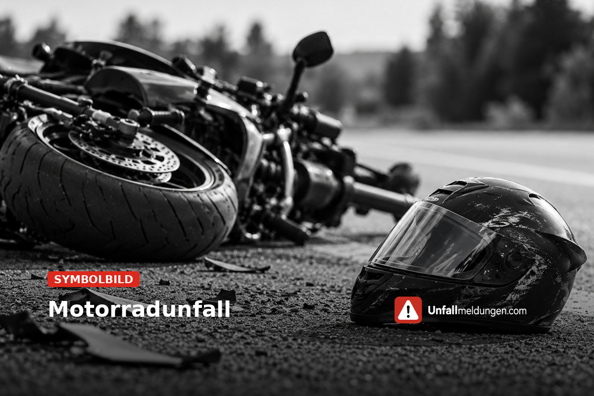 Suhl: Biker (22) stürzt beim Überholen: Schwer verletzt nach Unfall