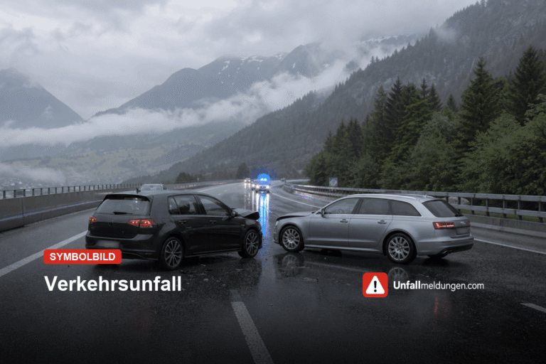 Hünfeld: Crash an B27-Baustelle, Senior (66) bei Unfall verletzt